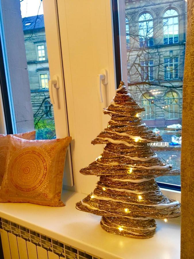 Altbauwohnung Im Herzen Von Karlsruhe Bagian luar foto